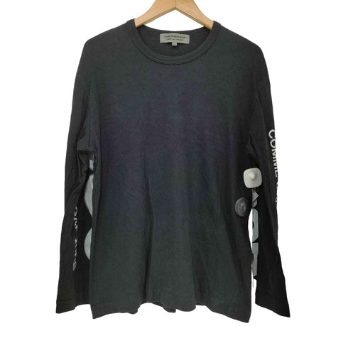 グッドデザインショップコムデギャルソン GOOD DESIGN SHOP COMME des GARCONS AD2016 袖 ロゴプリント L/S Tシャツ 長袖 メンズ JPN:L