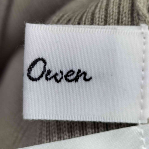 ミラオーウェン Mila Owen アクリル ウール混 タートルネック リブニット スカートセットアップ レディース JPN:0