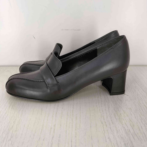ショセ CHAUSSER カーフレザー ヒール ローファー パンプス レディース JPN:22.5