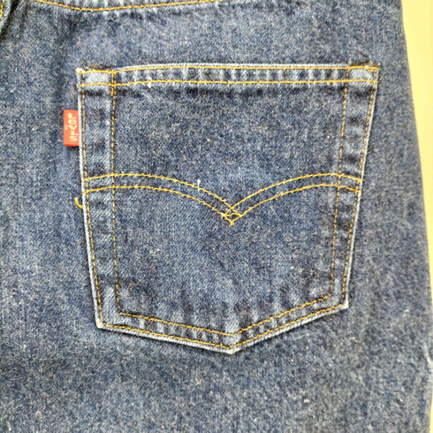 リーバイス Levis 80S 中期 USA製 501 ボタン裏524刻印 デニム パンツ ハチマル 濃紺 メンズ W32 L30