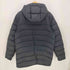 エディーバウアー Eddie Bauer ロゴ プリント ジップアップ フーデッド ダウンジャケット メンズ import:M