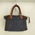 ラシット russet ナイロン×レザー ミニハンドバッグ レディース