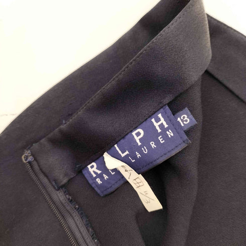 ラルフローレン RALPH LAUREN 80S 大文字タグ サテン ミニ スカート レディース 13