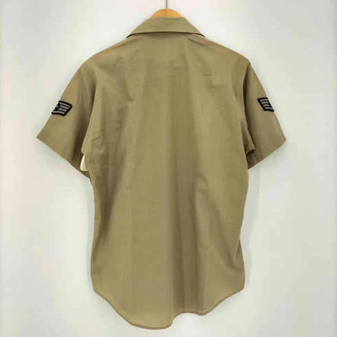 ユーエスエアーフォース U.S. AIR FORCE 1969年会計 TAN SHADE 1505 ワッペン装飾 開襟 ミリタリーシャツ メンズ