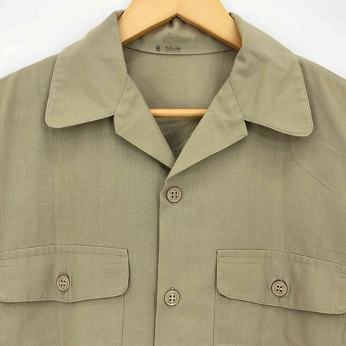 ユーエスエアーフォース U.S. AIR FORCE 1969年会計 TAN SHADE 1505 ワッペン装飾 開襟 ミリタリーシャツ メンズ