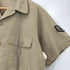 ユーエスエアーフォース U.S. AIR FORCE 1969年会計 TAN SHADE 1505 ワッペン装飾 開襟 ミリタリーシャツ メンズ