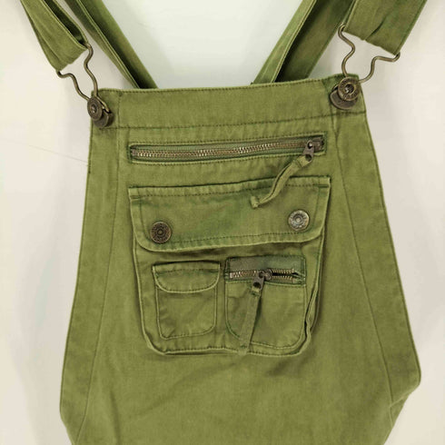 トミージーンズ tommy jeans カーゴポケットオーバーオール レディース XS