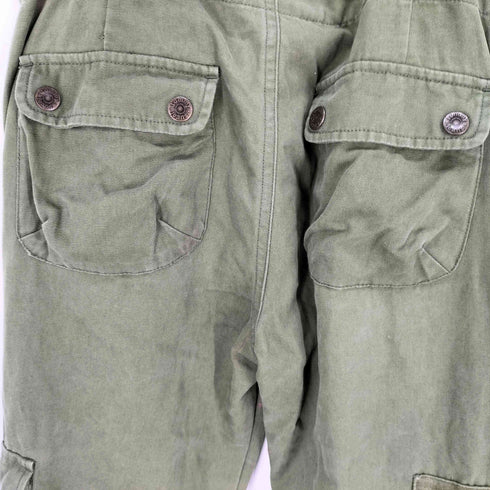 トミージーンズ tommy jeans カーゴポケットオーバーオール レディース XS