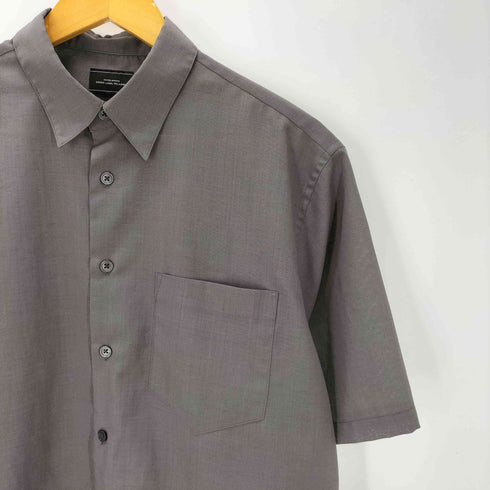 ユナイテッドアローズグリーンレーベルリラクシング UNITED ARROWS green label relaxing TWサイロ ジャストルーズ レギュラーカラーシャツ ストレッチ メンズ JPN:S