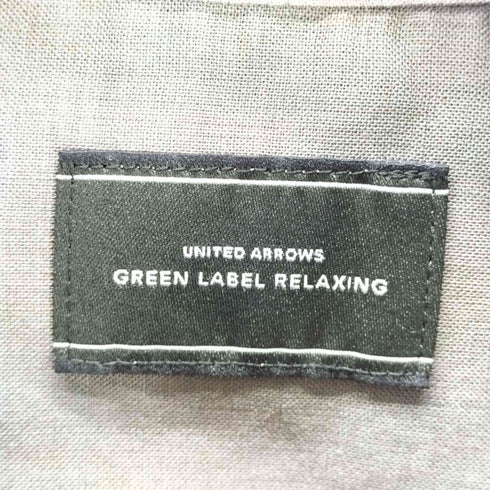ユナイテッドアローズグリーンレーベルリラクシング UNITED ARROWS green label relaxing TWサイロ ジャストルーズ レギュラーカラーシャツ ストレッチ メンズ JPN:S