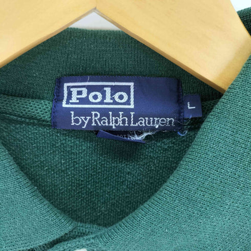 ポロバイラルフローレン Polo by RALPH LAUREN コットン半袖ポロシャツ メンズ import:L