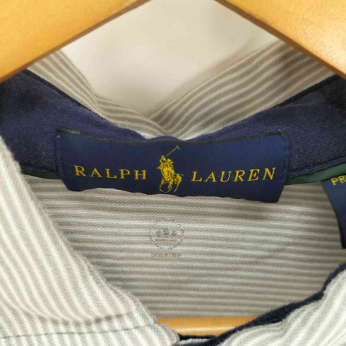 ラルフローレン RALPH LAUREN PRO FIT ボーダー 半袖ポロシャツ メンズ import:L