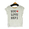 repipi armario ストライプ レタリングプリント S/S Tシャツ レディース JPN:M