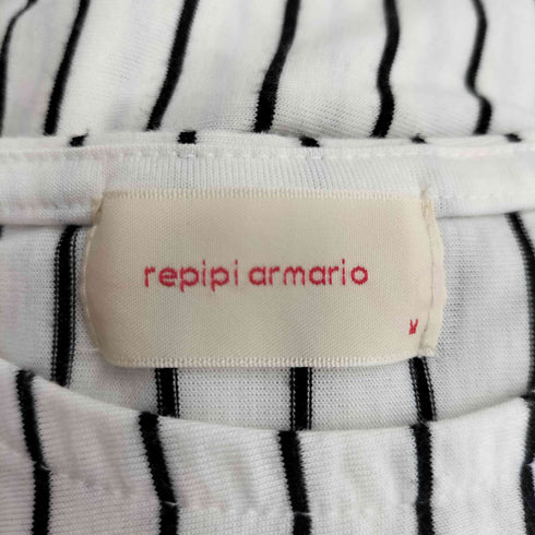 repipi armario ストライプ レタリングプリント S/S Tシャツ レディース JPN:M