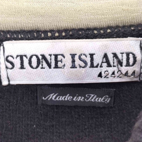 ストーンアイランド STONE ISLAND 01aw イタリア製 ポール ハーヴェイ期 ウールナイロン メルトン モックネック ニット メンズ import:M