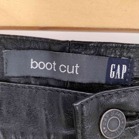 ギャップ Gap テーパード ブーツカットレザーパンツ レディース 2