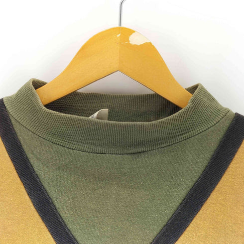 {SPORTSWEAR OF QUALITY} 60s-70s 切替クルーネックスウェット メンズ JPN:M