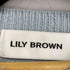 リリーブラウン Lily Brown Lily Bearリボンニットプルオーバー レディース ONE SIZE
