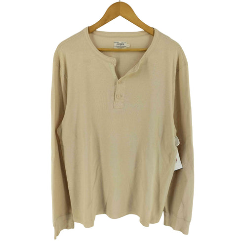 ジェイクルー J.CREW ヘンリーネック サーマル カットソー メンズ L