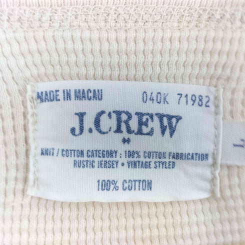 ジェイクルー J.CREW ヘンリーネック サーマル カットソー メンズ L