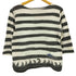ツモリチサト TSUMORI CHISATO 波模様 クジラ プリント ボーダー ボートネック 7分袖Tシャツ レディース JPN:2