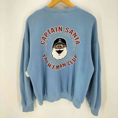 キャプテンサンタ CAPTAIN SANTA 00s 両面ロゴプリント クルーネックスウェット メンズ import:L