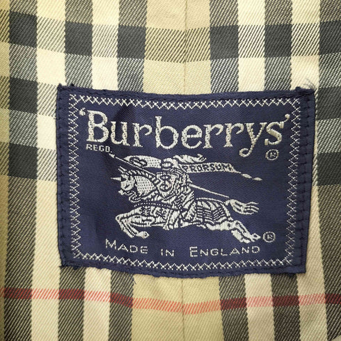 バーバリーズ BURBERRYS イングランド製 裏ノバチェック トレンチコート メンズ