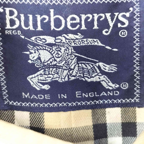 バーバリーズ BURBERRYS イングランド製 裏ノバチェック トレンチコート メンズ