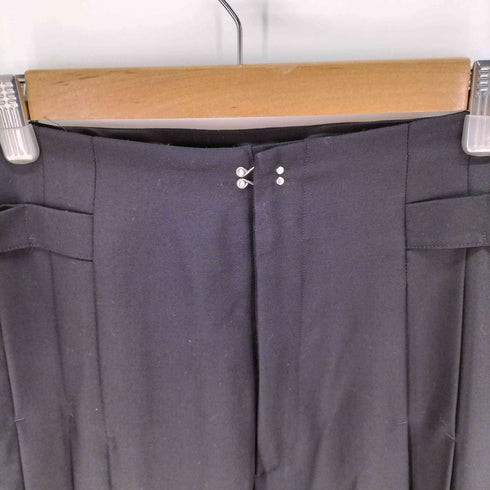 リノー LiNoH JET BLACK PLEATS BELTE ジェットブラックベルテッドプリーツパンツ メンズ JPN:1