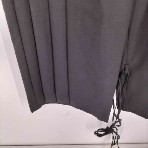リノー LiNoH JET BLACK PLEATS BELTE ジェットブラックベルテッドプリーツパンツ メンズ JPN:1