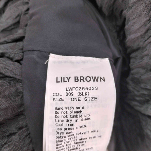 リリーブラウン Lily Brown ジャカード ミニ ワンピース レディース ONE SIZE