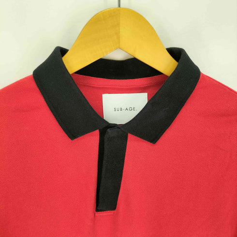 サベージ SUB-AGE. L/S POLO SHIRT メンズ