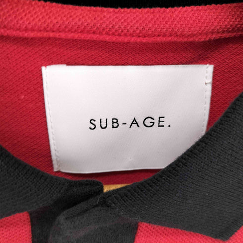 サベージ SUB-AGE. L/S POLO SHIRT メンズ