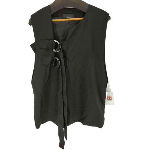 リノー LiNoH WOOL TWILL BELTED VEST メンズ FREE