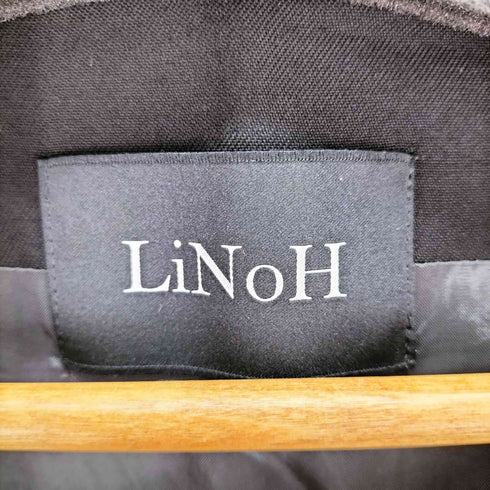 リノー LiNoH WOOL TWILL BELTED VEST メンズ FREE
