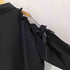アンクルージュ Ank Rouge シアーショルダー ジップシャツ レディース M