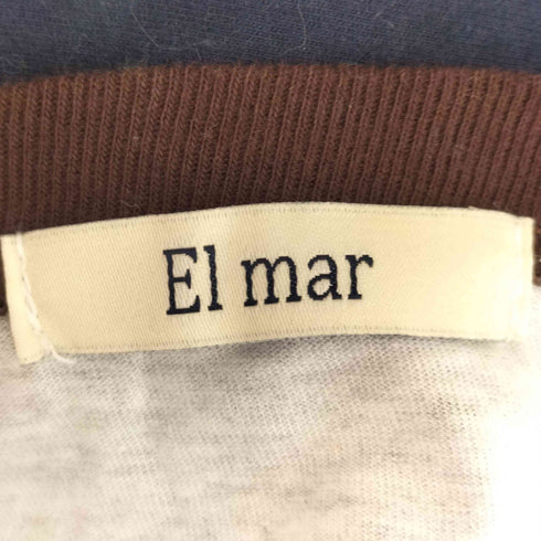 El mar バイカラーラグランロングTシャツ レディース ONE SIZE