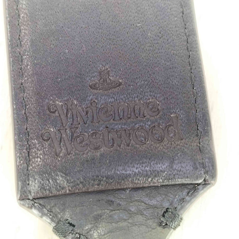 ヴィヴィアンウエストウッド Vivienne Westwood ロゴ刻印 レザー フック キーリング メンズ