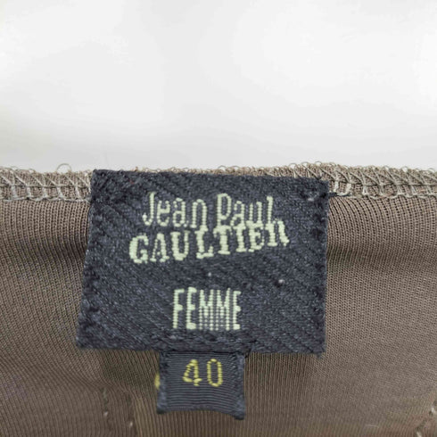 ジャンポールゴルチエフェム Jean Paul GAULTIER FEMME インサイドアウト フリル ボレロ カーディガン レディース EUR:40