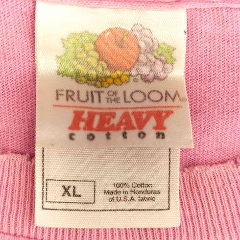 フルーツオブザルーム FRUIT OF THE LOOM コピーライト2006 キャラクタープリント クルーネック 半袖Tシャツ メンズ import:XL