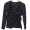 ジャンポールゴルチエフェム Jean Paul GAULTIER FEMME フロント ジャガード L/S クルーネック トップ レディース EUR:40