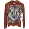ジページェバイジャンポールゴルチエ JPG by GAULTIER プリント ジップアップ タトゥー フーディ レディース EUR:40