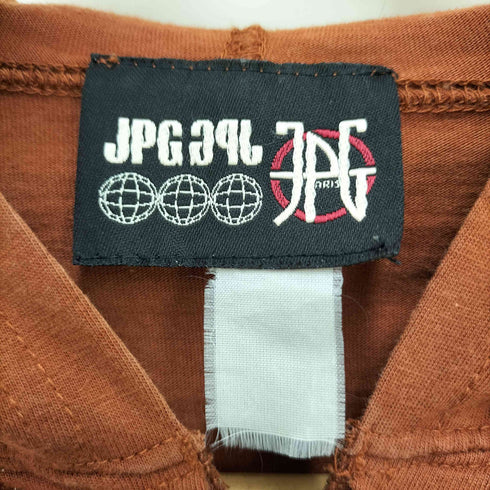 ジページェバイジャンポールゴルチエ JPG by GAULTIER プリント ジップアップ タトゥー フーディ レディース EUR:40