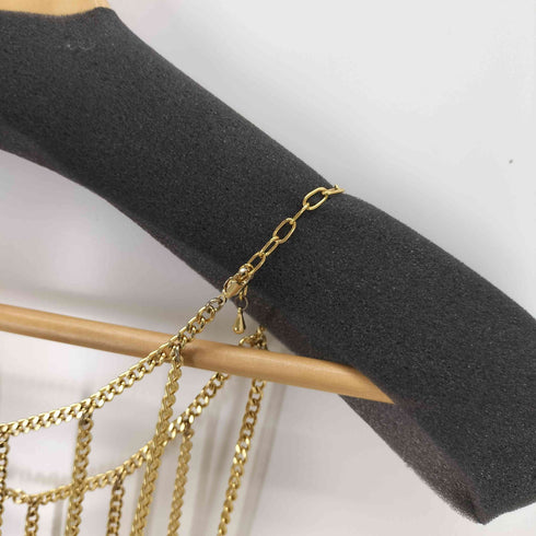 フミエタナカ FUMIE=TANAKA chain shoulder nec レディース