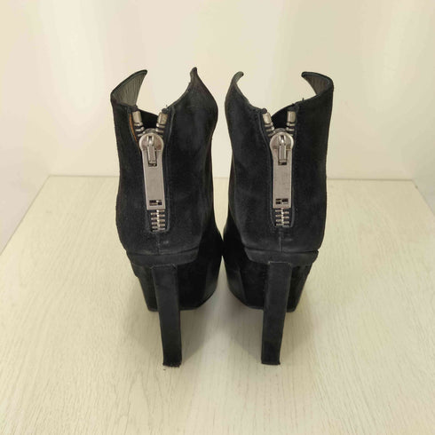 GARETH PUGH オープントゥ コンビレザー プラットフォーム ヒール ブーツ レディース EUR:37
