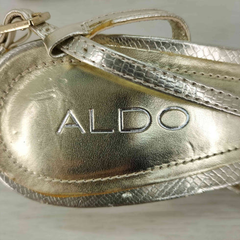 ALDO ラインストーン ストラップ ヒール サンダル レディース EUR:38
