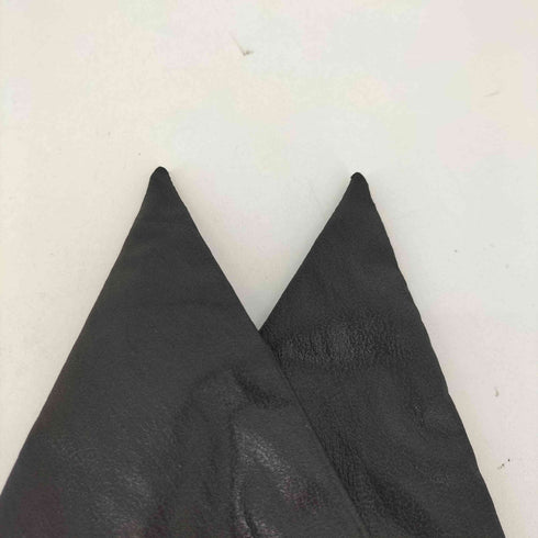KAJIMA TAKAYUKI LEATHER LIKE TAFFETA PADDED SCARF メンズ