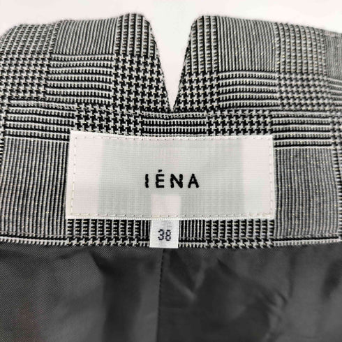 イエナ IENA ラメグレンチェックストレートパンツ レディース