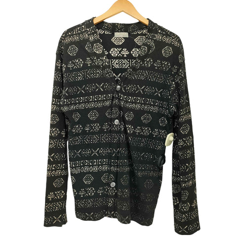 コムデギャルソンオム COMME des GARCONS HOMME 90s archive 田中オム コットンリネン ネイティブ カーディガン メンズ