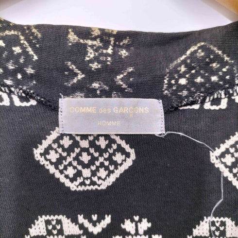 コムデギャルソンオム COMME des GARCONS HOMME 90s archive 田中オム コットンリネン ネイティブ カーディガン メンズ